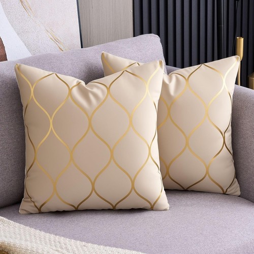 Cream velvet cushion covers - cream,