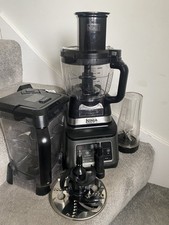 Ninja 3-in-1 Food Processor [BN800UK] Blender, Smoothie Maker,Auto-iQ
