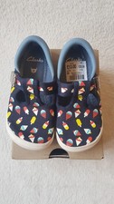 Clarks T-bar Canvas Doodles