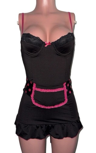Cosplay black lingerie micro - black,
