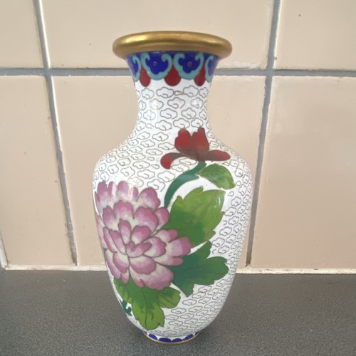 Chinese floral cloisonné - chinese,