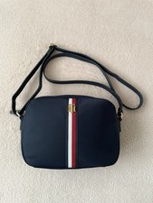 Tommy Hilfiger Crossbody Bag Navy With Iconic TH Stripe & Logo