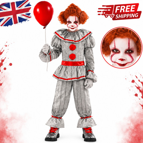 Boys creepy clown costume kids - costume,