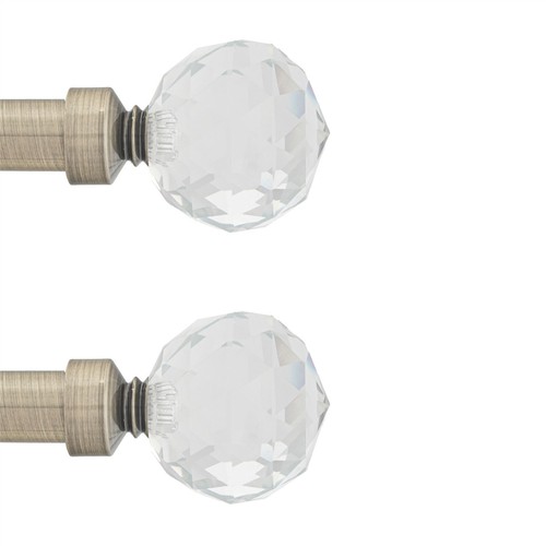 Pair curtain pole - curtain,