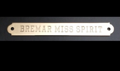 Personalised brass headcollar - personalised,