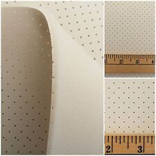 Ivory Perforated Caravan Car