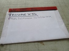 JAGUAR XJ6 RANGE FROM 5000001  PARTS MICRO FICHE SLIDES SET OF 4