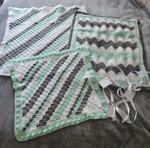 Hand crochet baby - hand,