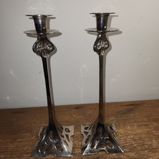 Pair Silver Plated on Brass