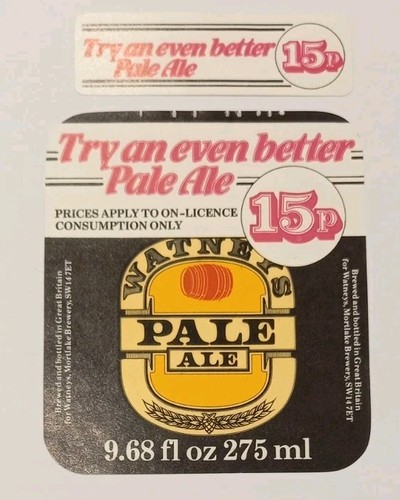 Watneys mortlake pale ale - mortlake,