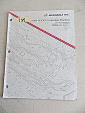 Motorola MTX-800S Portable Radio Service Manual