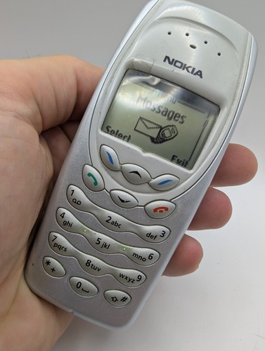 Nokia 3410 silver vintage - nokia,