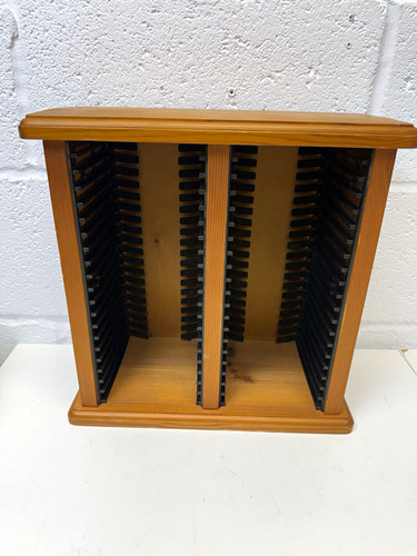 Wooden storage rack - cd, rack/tower