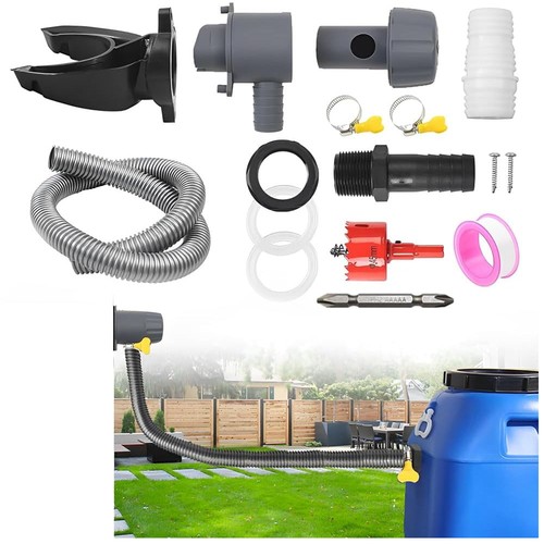 Rain barrel diverter linking - barrel,