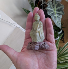 Carved Stone Oriental Figure/