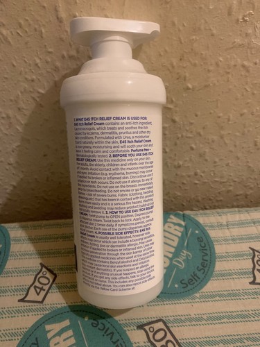 E45 itch relief cream urea - e45,