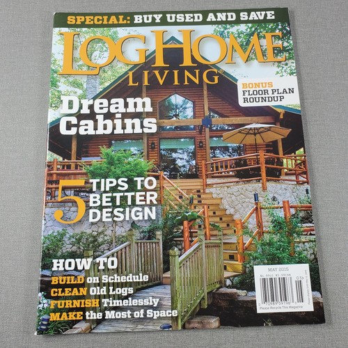 Log home living magazine - log,
