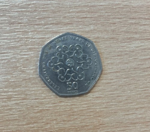 Rare 50p pence - , “celebrating