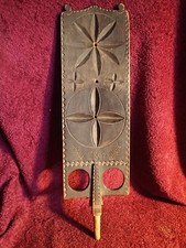 dated 1867 ANTIQUE CARVED