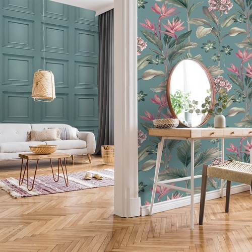Floral tropical palm - floral,