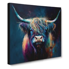 Highland Cow Abstract