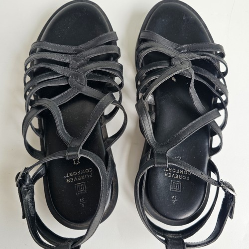 Next ladies black leather - next, flat