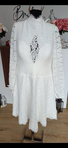 Custom made short lace bridal - custom,