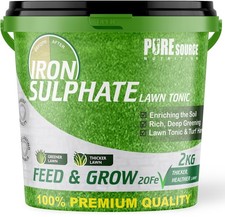 IRON SULPHATE LAWN TONIC 2KG SOIL CONDITIONER PLANT FEED FERROUS FERTILISER