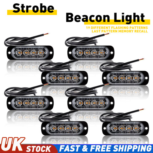 Amber led strobe lights - strobe,