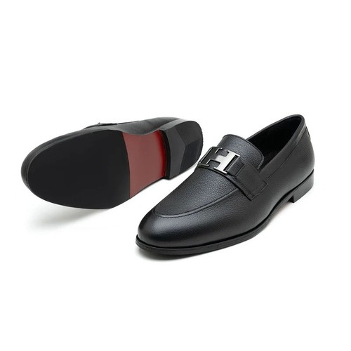 Men handmade genuine black - men,