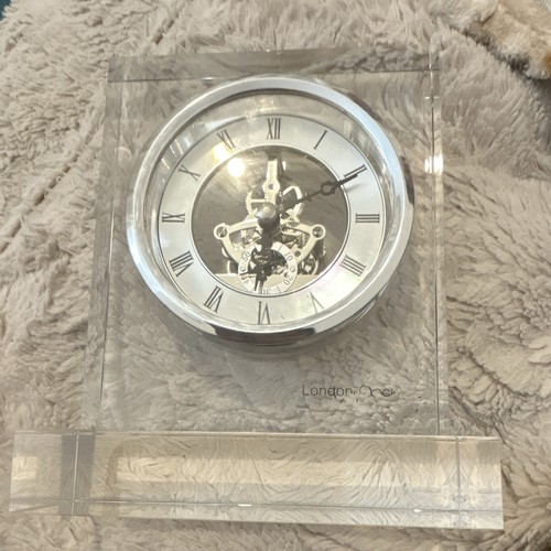 London clock clear acrylic - clear,