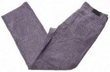 CHAPS Womens Corduroy Trousers US 10 W30 L31 Grey Cotton  IJ08