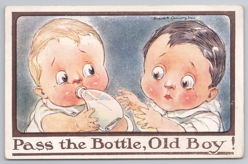 Pass the bottle old boy - pass,