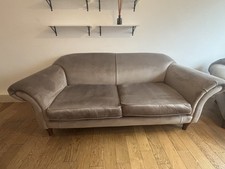 Sofasofa Grey Velvet Sofa And