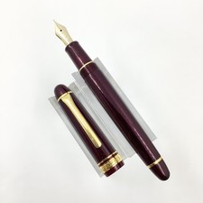 Sailor shining red fountain pen, 14K gold nib