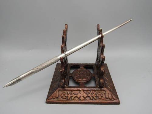 Antique silver mordan ejector - antique,