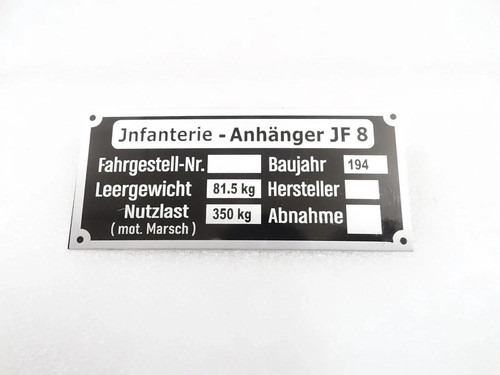 Data plate fits - data,