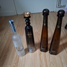 empty alcohol bottles