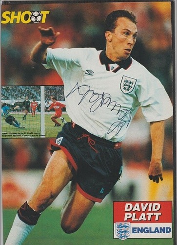 David platt signed england - platt,