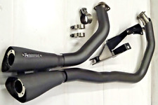 HARLEY DAVIDSON 1200 SPORTSTER EFI CUSTOM AKRAPOVIC EXHAUST SILENCER . ( RARE )