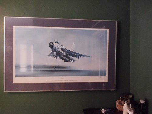 Pilot signed lightning jet - signed,