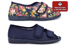 Womens wide fit slippers - womens,