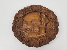 Vintage München Schloss Nymphenburg Carved Wood Plaque 3D German Wall Art 24 CM