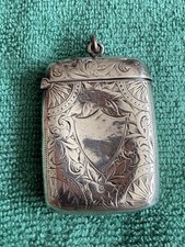 Stirling silver Vesta Case