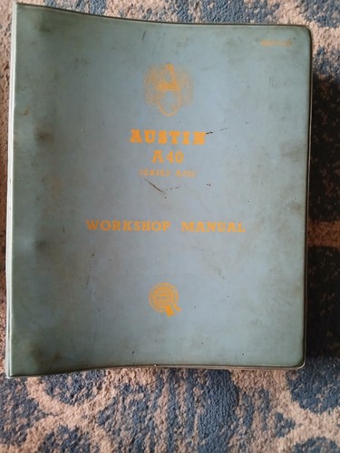 Austin a40 bmc workshop manual - austin,