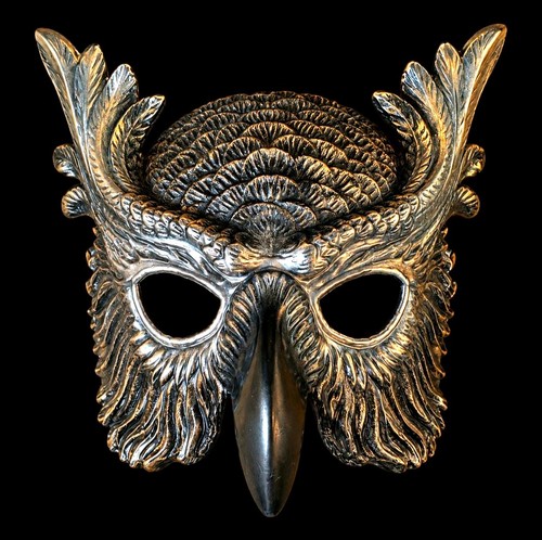 Owl decorative face mask - face,