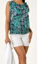 Navy bow detail, shirred hem