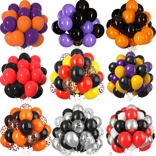 100 latex plain baloons - x,