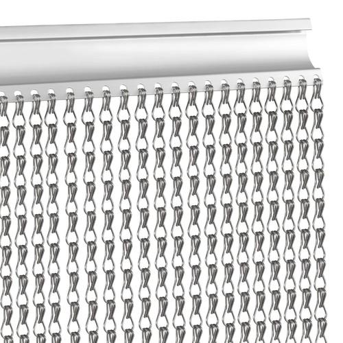 Grey 100x210cm aluminium - grey,