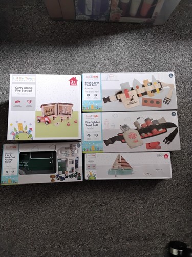 Bundle little town wooden - little,